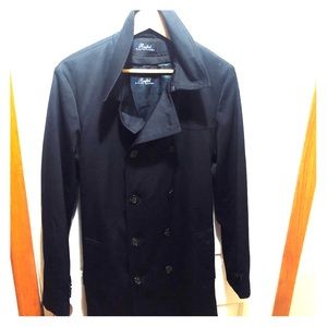 $1100 NWOT Mens Ralph Lauren Black Coat size 38R